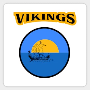 Viking graphic design Magnet